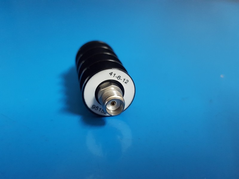 Aeroflex/Weinschel 41-6-12: Fixed Coaxial Attenuator, 18GHz, 10W, 6dB (5152) gallery