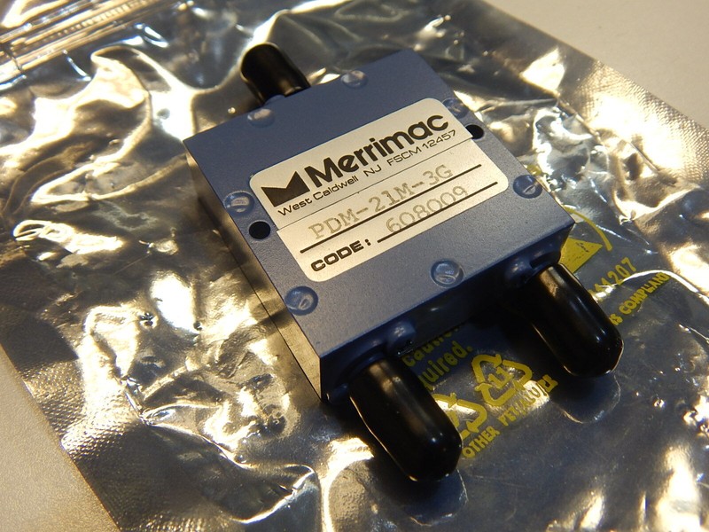MERRIMAC PDM-21M-3G RF MICROWAVE SPLITTER COMBINER 2000MHZ - 4000MHZ