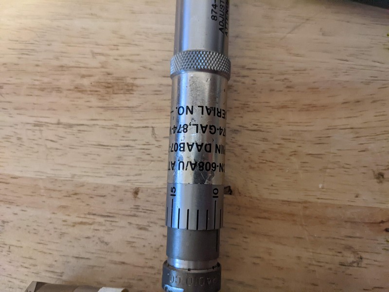 CN608AU BNC adjustableAttenuator Tee Assembly 874-gal 874-w50bl gallery