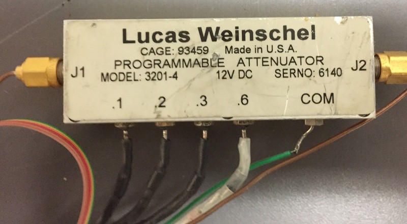 Lucas Weinschel 3201-4 Programmable Attenuator, 12V DC gallery