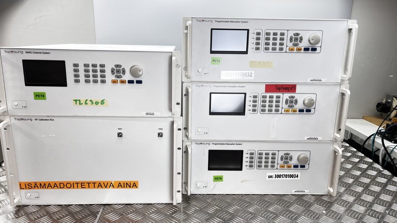 Topyoung set with MIMO + RF calibration box and 3x programmable attenuation syst