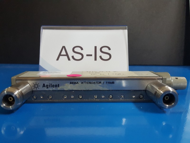 Agilent_8496A: Attenuator, DC-4GHz, 110dB, Opt. 001, AS-IS (0327)