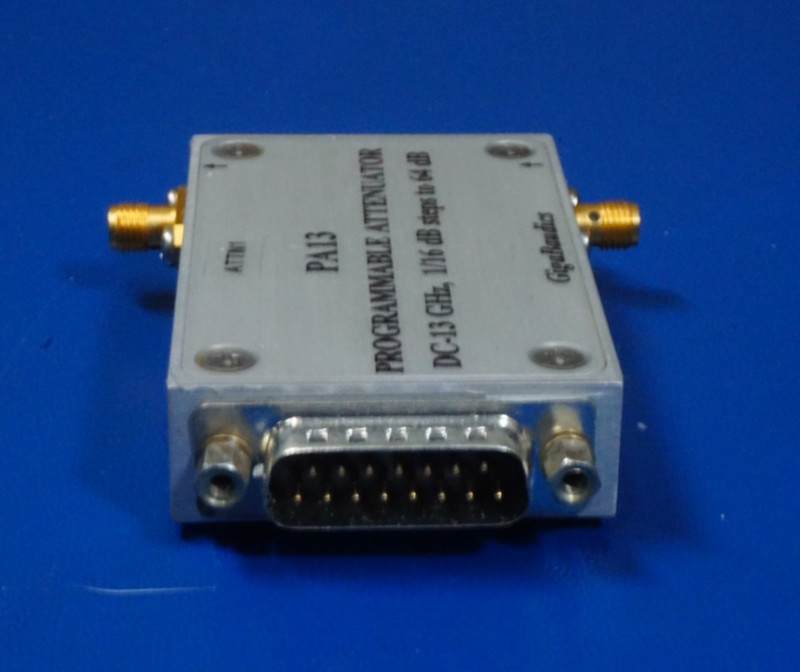 GigaBaudics PA13 Programmable Attenuator DC–13GHz 64dB 1/16dB RF gallery
