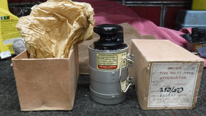 Daven Type BH-532-EB Balanced “H” dual gang attenuator NOS NIB