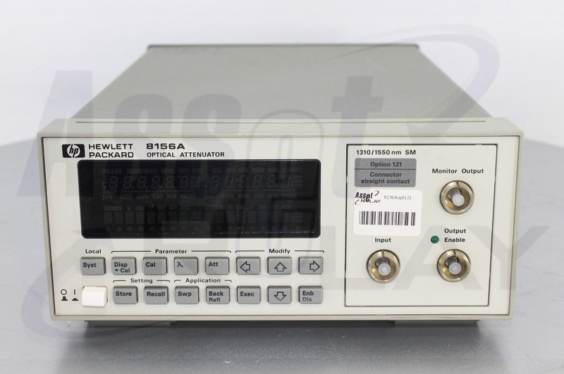 Agilent HP 8156A Optical Attenuator with Option 121 – Calibration included