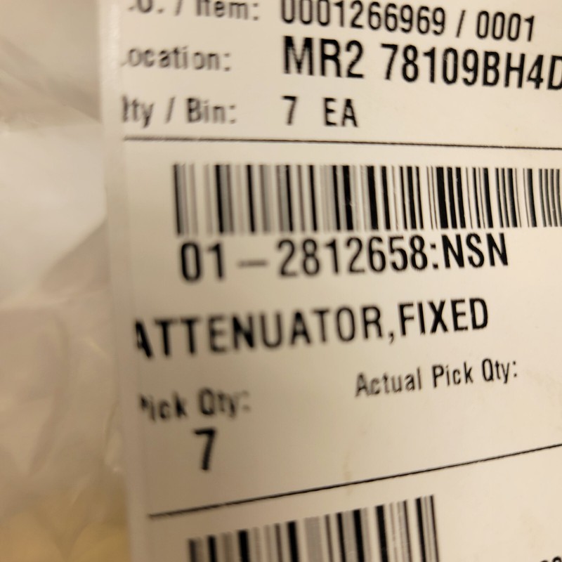 5985-01-281-2658 Fixed Attenuator 709982-7 Model 9711-10 gallery