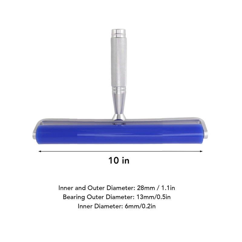 Dust Removal Roller Silicone Soft Aluminum Handle Anti Static For Film Fibers gallery