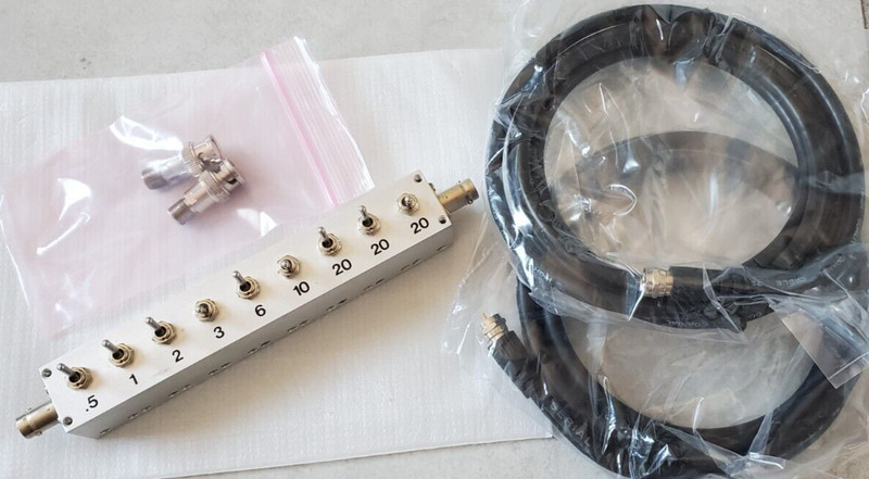 PASTERNACK 0~82.5 dB Toggle Step Attenuator 75Ohm 0.5dB Step 1Watt upto 1000Mhz gallery