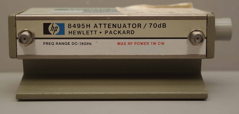 HP / Agilent 8495H-002 Programmable Step Attenuator / 70dB DC to 18 GHz SMA