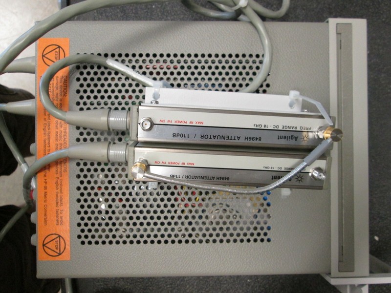 Agilent 110dB 18GHz 1dB Step Programmable Attenuators TESTED! 8494H+8496H+11713A gallery