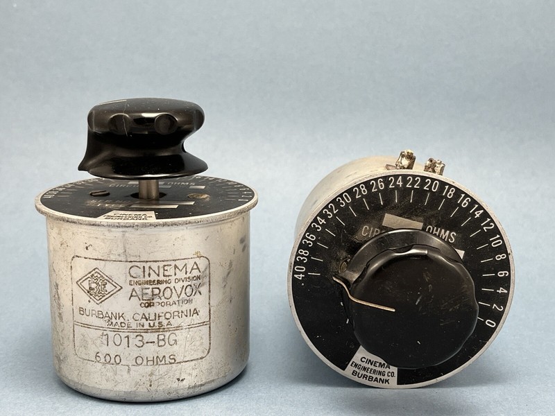 Cinema Engineering Division Aerovox Corporation Attenuator Pair