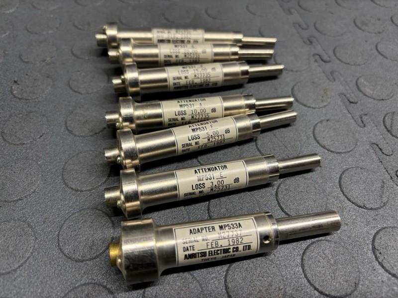 Anritsu Attenuator Set 3 5 10 15 20 35 dB ATT Long Lines Vintage MP531
