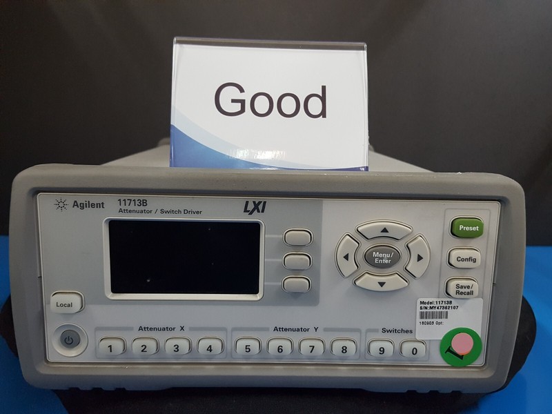 Agilent 11713B: Attenuator / Switch Driver, with GPIB port W/opt. LXI (2107)