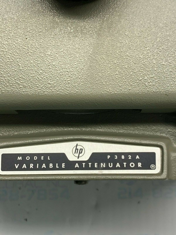 HP P382A VARIABLE ATTENUATOR gallery