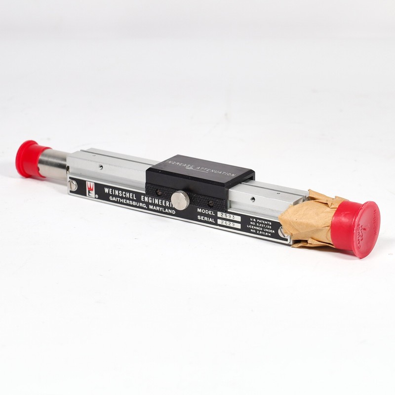 Weinschel 2593 Slidewire Continuously Variable Attenuator 0-10 dB 2-10 GHz 1W