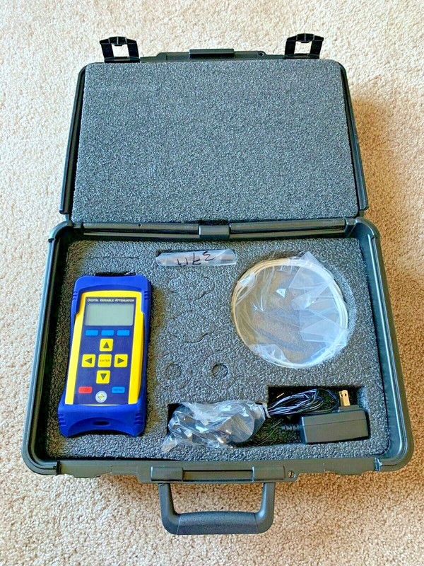 OZ OPTICS DA-100-3A-1300/1550-9/125-S-60 DIGITAL ATTENUATOR DA-100-3A-1300