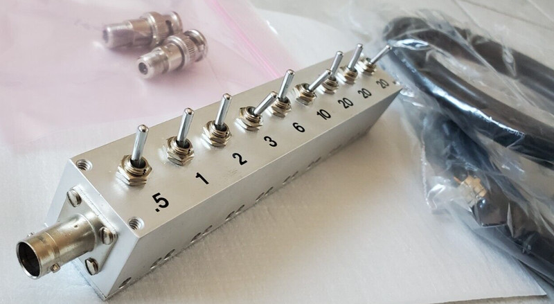 PASTERNACK 0~82.5 dB Toggle Step Attenuator 75Ohm 0.5dB Step 1Watt upto 1000Mhz gallery