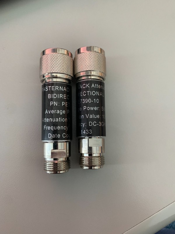 Pasternack 10 dB Fixed Attenuator, N Male to N Female PE7390-10 gallery