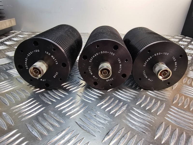 JFW 50FA0-030-100 30dB RF Attenuator 100W 50 Ohm N-Type gallery