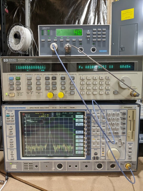 Aeroflex/Weinschel 8310 18GHz 1-Channel 70dB/10dB Programmable Step Attenuator gallery