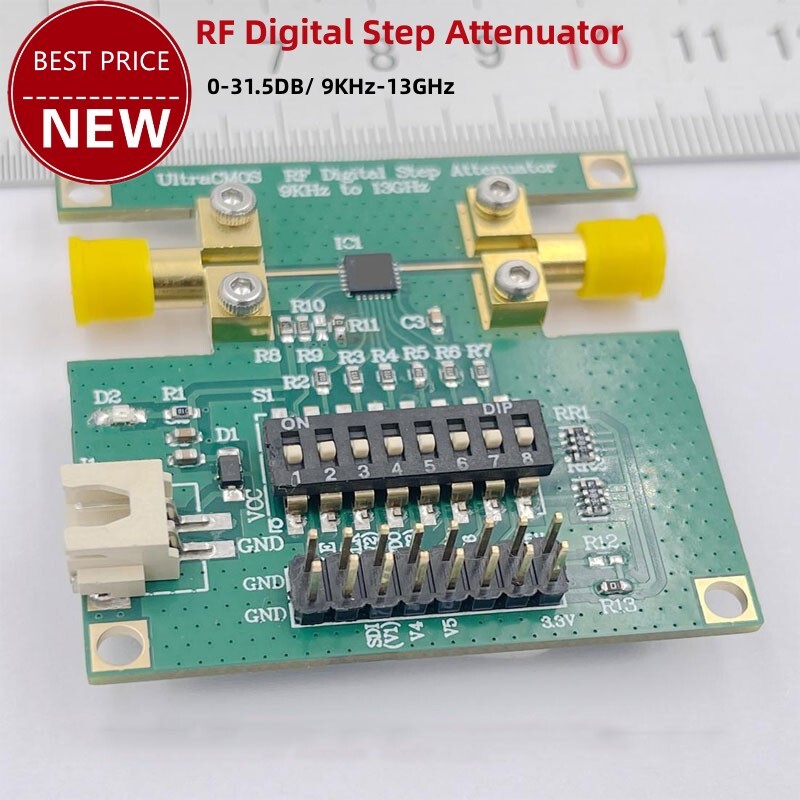 LF-13GHZ 9KHz-13GHz RF Step Attenuator 0-31.5DB Supports Parallel Port Mode tp1
