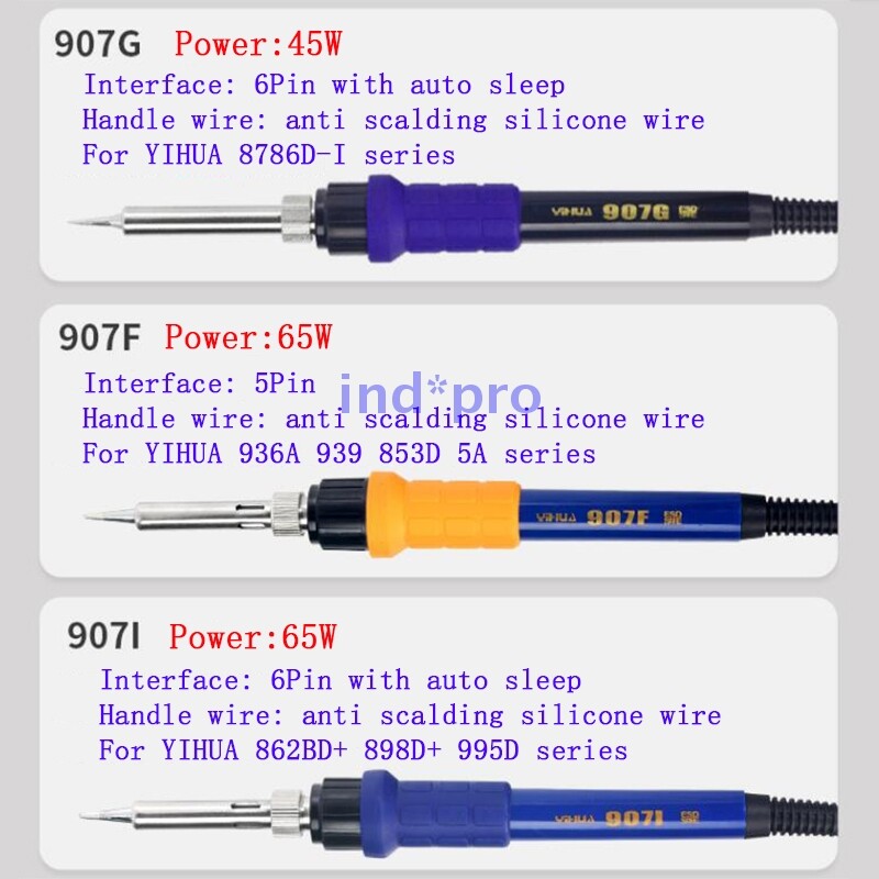 1PC Soldering Iron Handle For 852 898D Solder Station 907A 907C 907F 907G 907I gallery