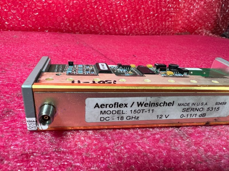 MCE Weinschel 150T-110 0-110/10 dB DC-18 GHz Step Attenuator Untested gallery