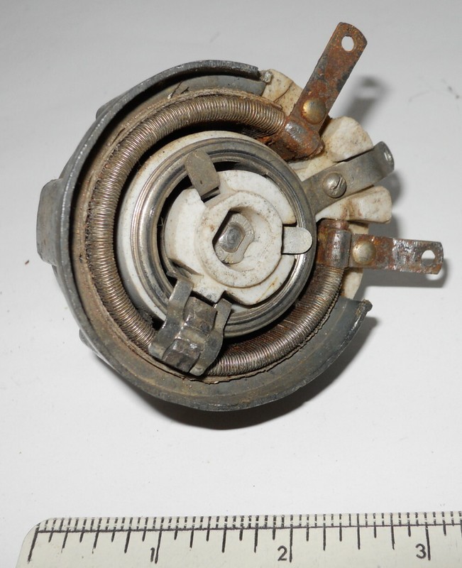 Vintage Dejur Potentiometer 225 Ohm 50 Watt Rheostat 55.135 40-5055 Mil Comm gallery
