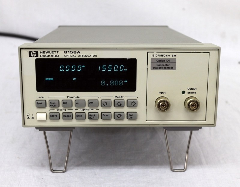 HP 8156A/100 Optical Attenuator 1250-1650nm SMF 60dB High Accuracy Tested