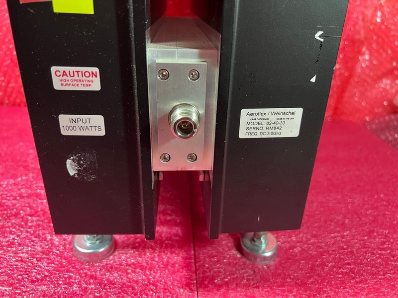 Aeroflex Weinschel 82-40-33 High Power Fixed Coaxial Attenuator Used gallery