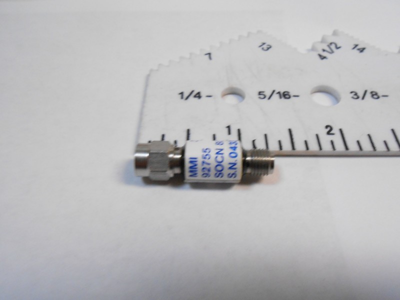 800135-3 FIXED ATTENUATOR SMA 3 DB / 18 GHZ / 50 OHMS IN/OUT NOS