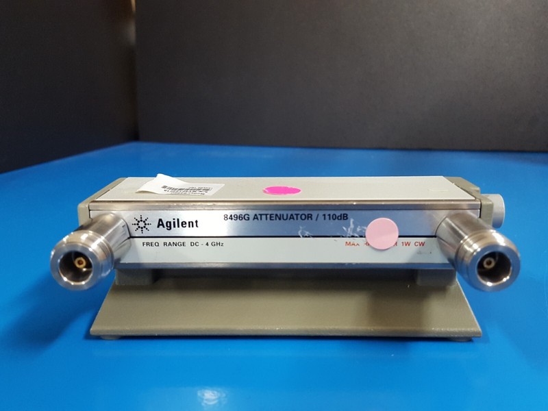 Agilent 8496G: Programmable Step Attenuator, 4 GHz, 110dB, W/Opt. 001 011 (3615) gallery