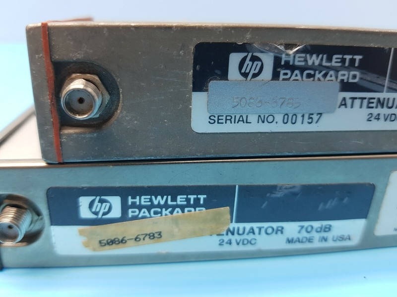 HP Agilent Keysight 5086-6783 Programmable 70dB Attenuator Lot of 2 gallery