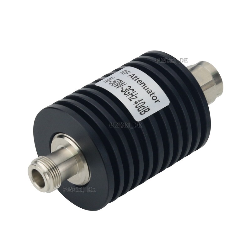 N Type 50W 40DB 3G RF Attenuator Coaxial Attenuator RF Fixed Attenuator Designed gallery