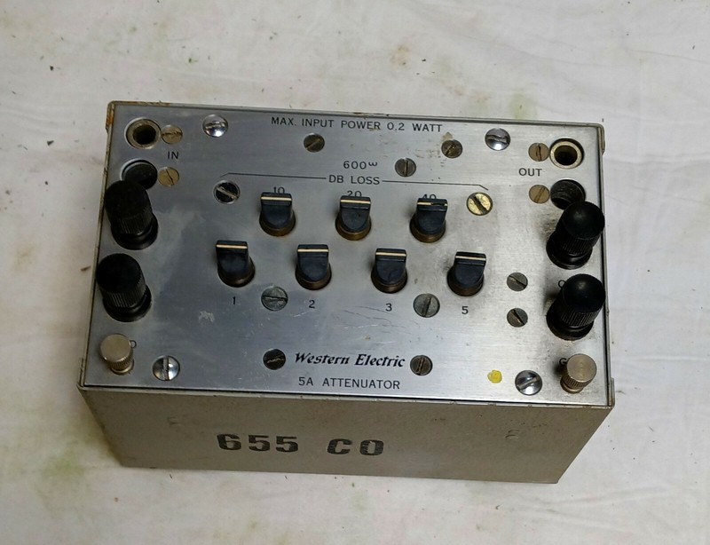 Western Electric 5a Attenuator 0.2 W maximum power