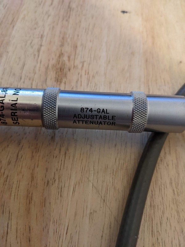 CN608AU BNC adjustableAttenuator Tee Assembly 874-gal 874-w50bl gallery