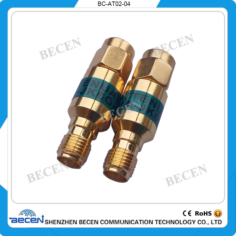 rf Attenuator 2W SMA Attenuator 20DB SMA Plug male to Jack female 2Watt DC-6Ghz gallery