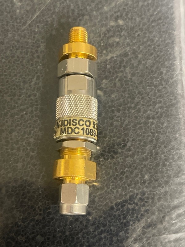 MIDISCO 52335 MDC1089-1 RF Attenuator SMA Coaxial Microwave Inline
