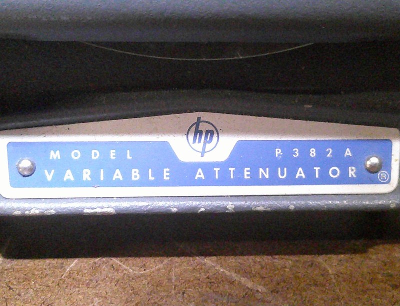 HP VARIABLE ATTENUATOR P/N P382A AS REMOVED gallery