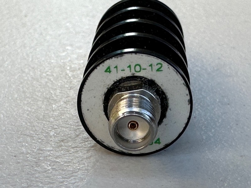 Weinschel 41-10-12 Coaxial Attenuator 10 Watt DC to 18GHz 10dB SMA FREE SHIPPING gallery