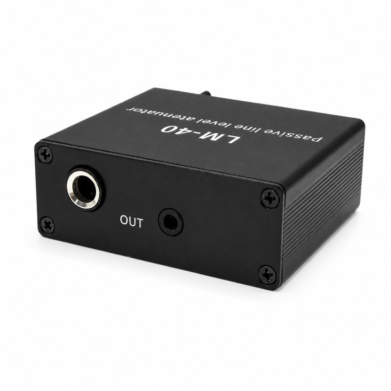 LM40 Passive Line Level Attenuator 3.5mm Audio Control for Mixer Recorder Camera gallery