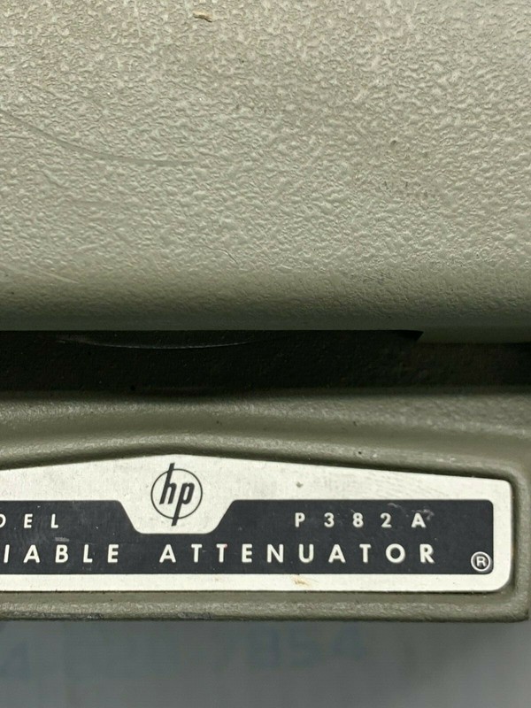 HP P382A VARIABLE ATTENUATOR gallery
