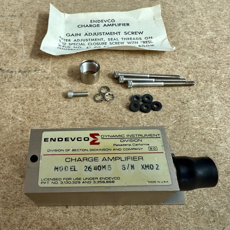 Endevco Charge Amplifier 2640 New NOS Vintage Becton Dickinson Test Equipment gallery
