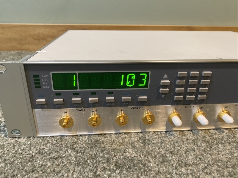 Aeroflex Weinschel 8311-352-6-FN Programmable Attenuators 6 Channel EXCELLENT! gallery