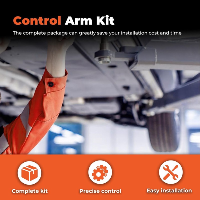 labwork 10pc Front Control Arm Ball Joint Suspension Kit Replacement for A4 A... gallery