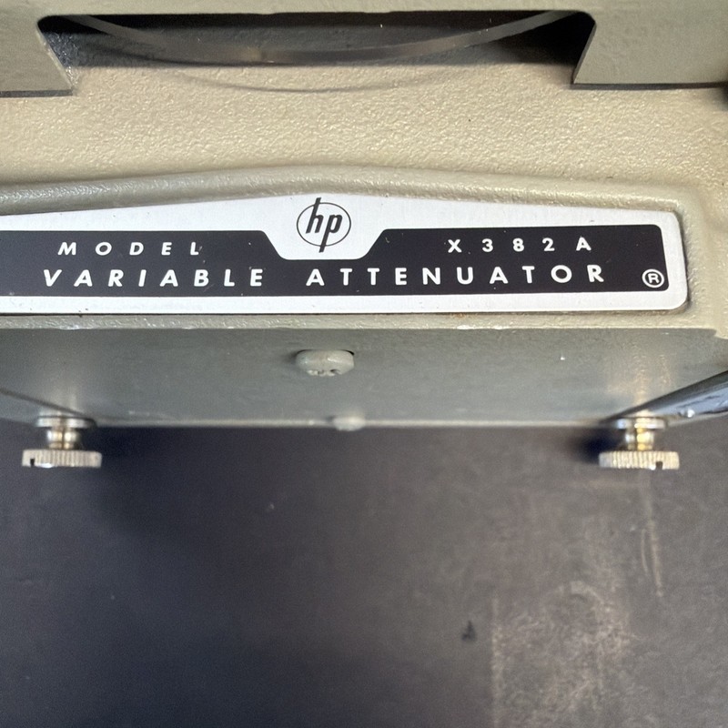 Vintage HP MODEL X382A VARIABLE ATTENUATOR Waveguide gallery