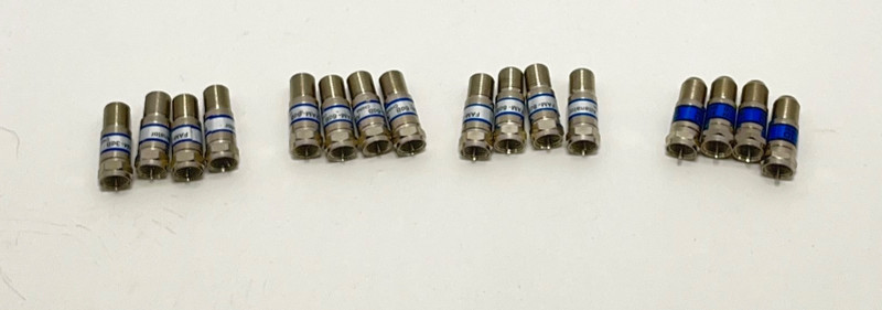F-Type RF Attenuator Lot – 3dB 6dB 8dB 10dB – 16 Total gallery