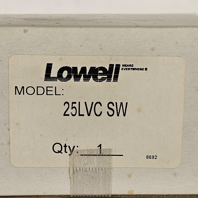 Lowell Gang Speaker Volume Knob Attenuator with White Wall Plate 25LVC SW 25W gallery