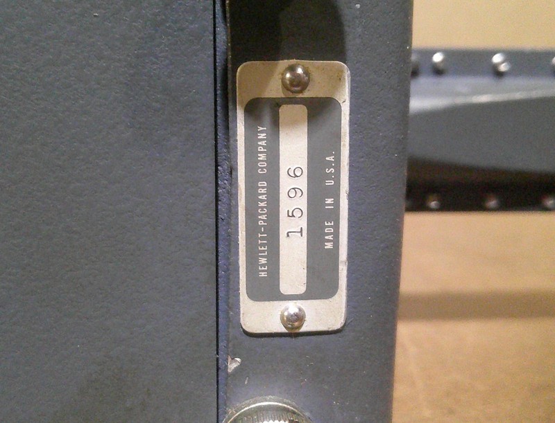 HP VARIABLE ATTENUATOR P/N P382A AS REMOVED gallery