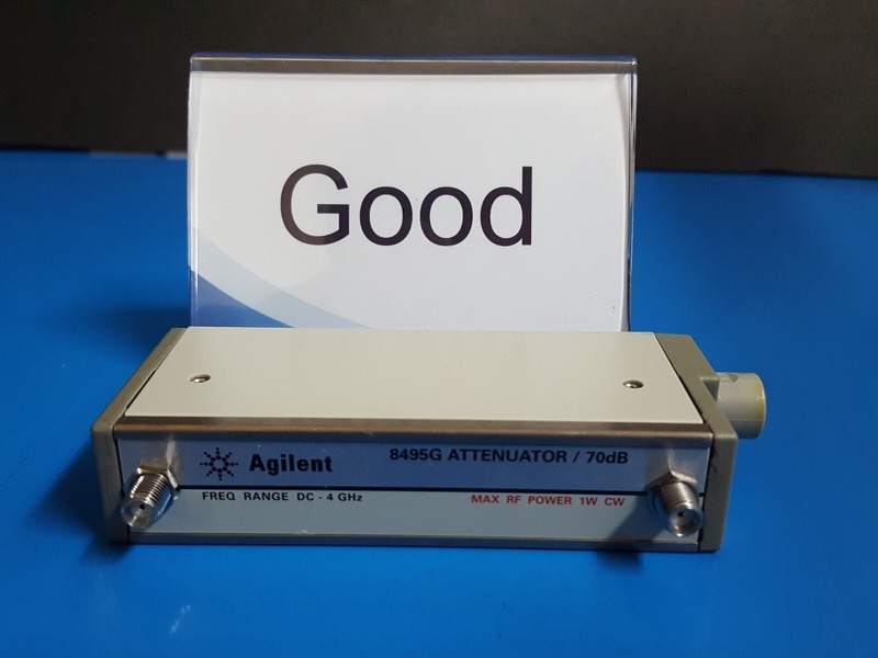 Agilent 8495G: Program Step Attenuator DC-4Ghz 70 dB, W/Opt. 002 011 (0288)